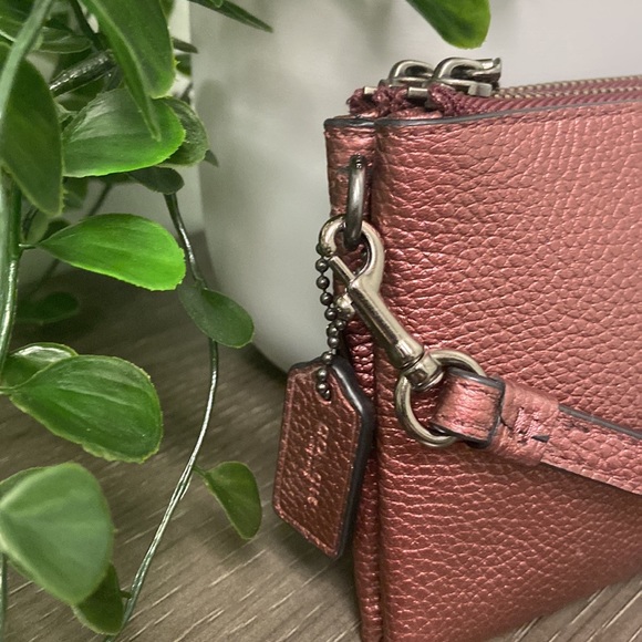 Coach Double Zippered Wristlet - Picture 3 of 16